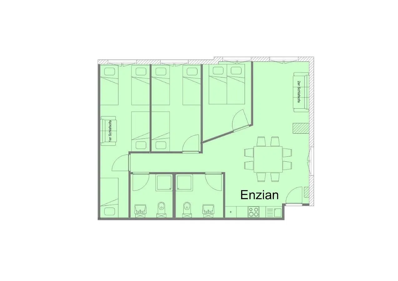Apartments Tempelhof Berlin Almanya